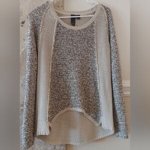 Quinn Beige and textured sweater